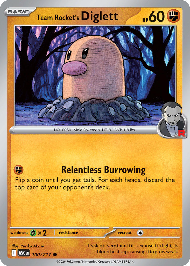 Team Rocket’s Diglett