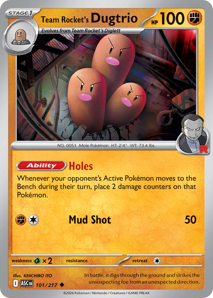 Team Rocket’s Dugtrio