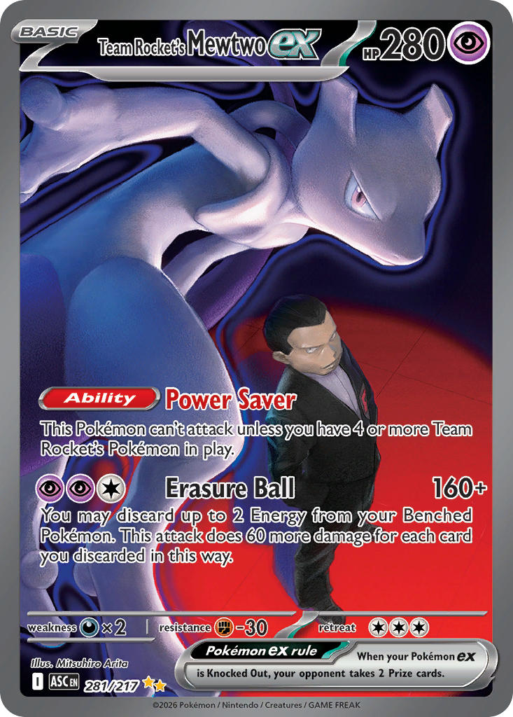 Team Rocket’s Mewtwo ex