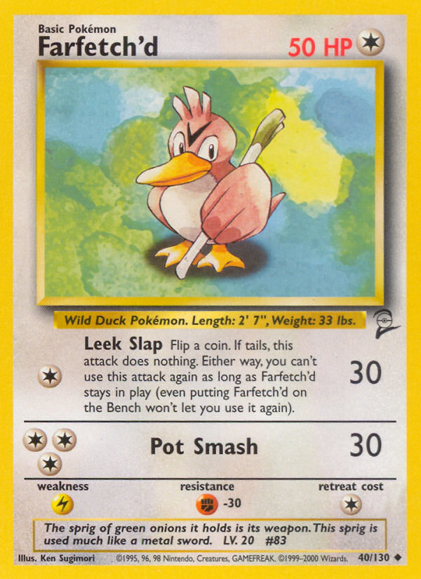 Farfetch’d card art