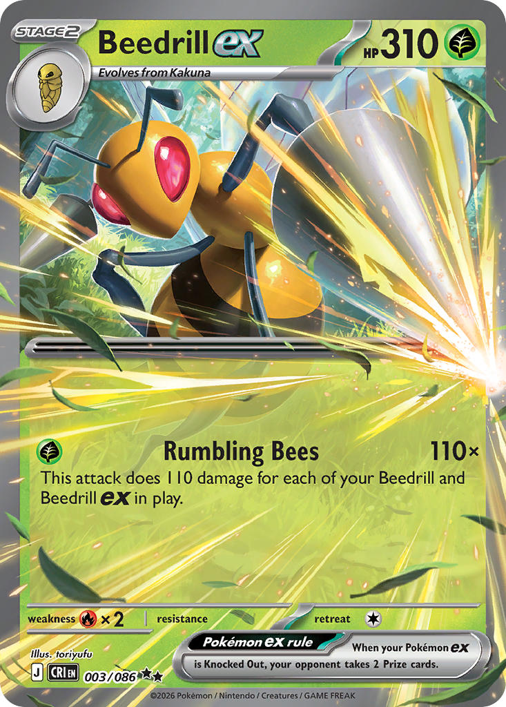 Beedrill showcase card