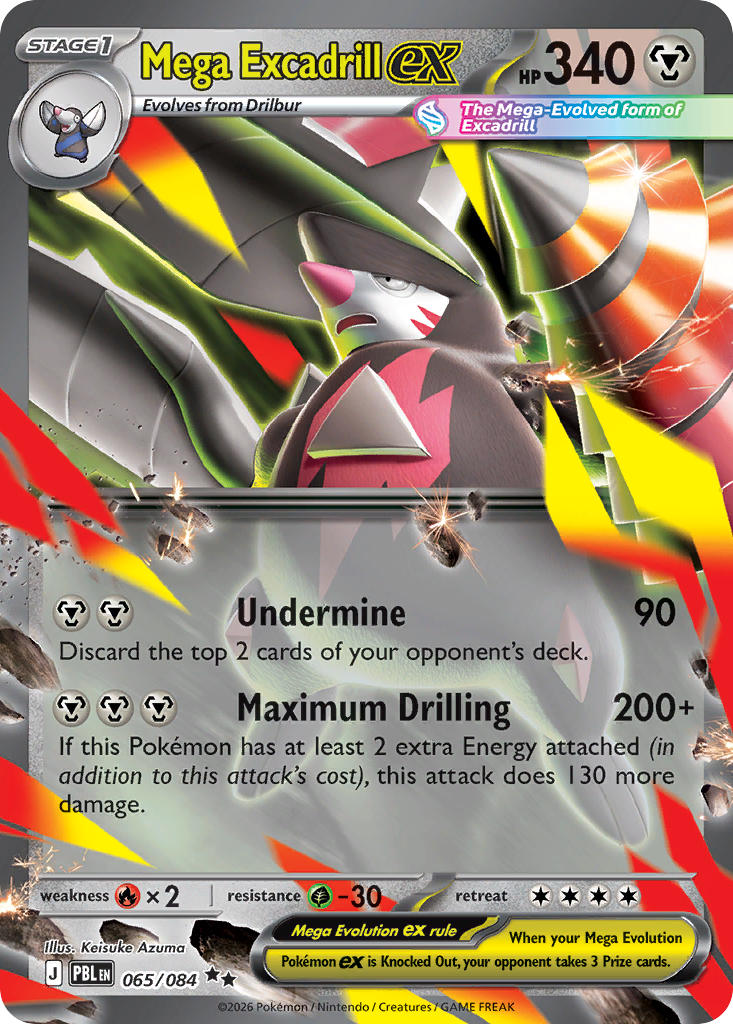 Mega Excadrill showcase card