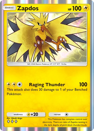 Zapdos card art