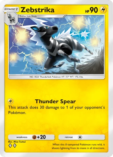 Zebstrika card art