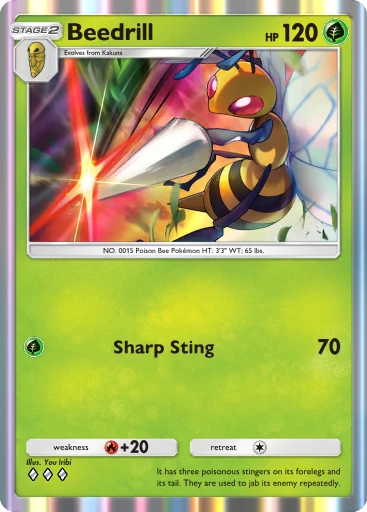Beedrill card art