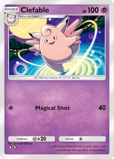 Clefable card art