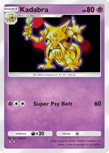 Kadabra card art