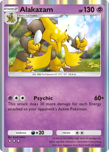 Alakazam card art