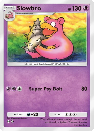 Slowbro card art