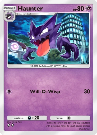 Haunter card art