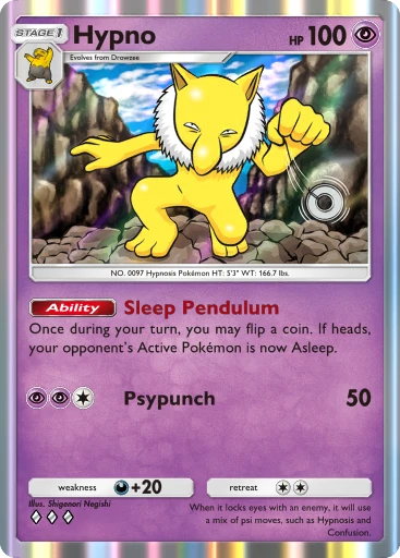 Hypno card art