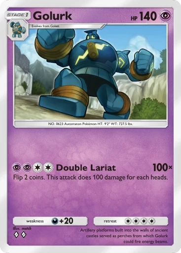 Golurk card art