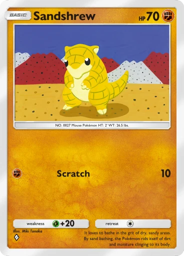 Sandshrew card art