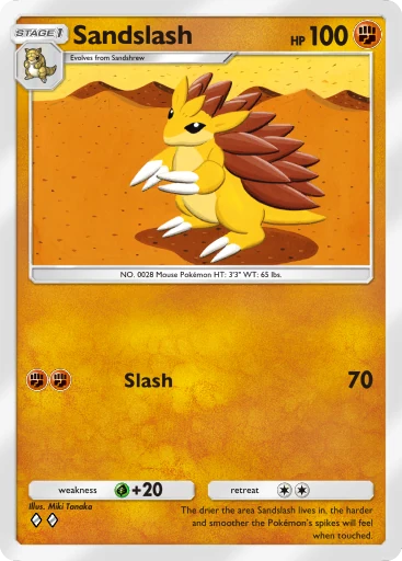 Sandslash card art
