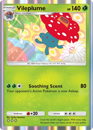 Vileplume card art