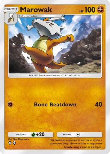 Marowak card art