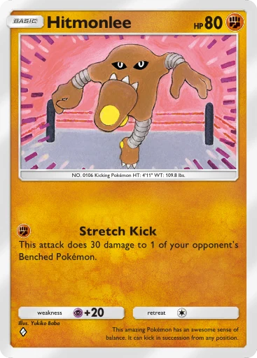 Hitmonlee card art