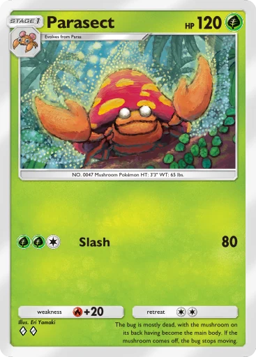 Parasect card art