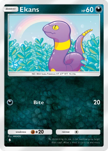 Ekans card art