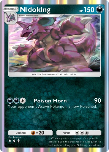 Nidoking card art