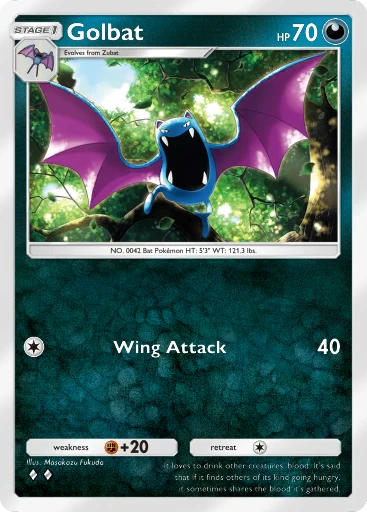 Golbat card art