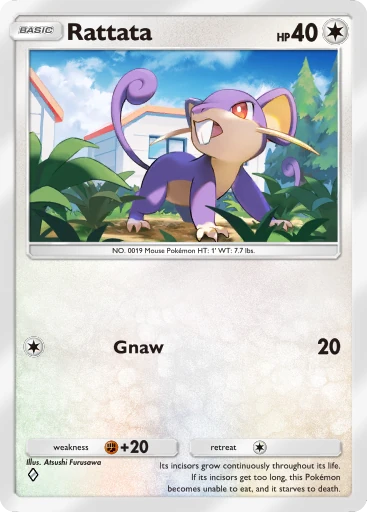 Rattata card art