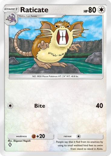 Raticate card art