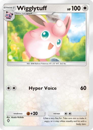 Wigglytuff card art