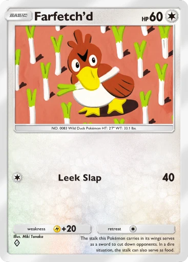 Farfetch’d card art