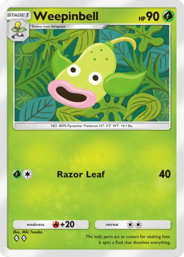 Weepinbell card art
