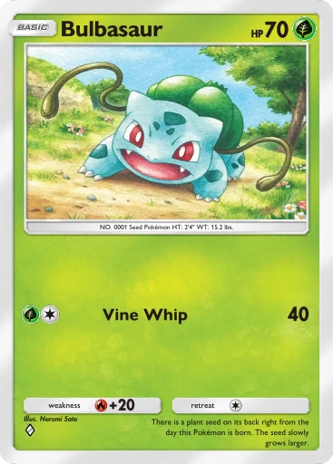 Bulbasaur card art