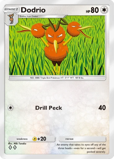 Dodrio card art