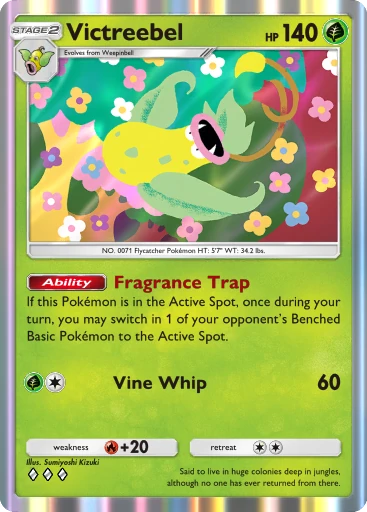 Victreebel card art