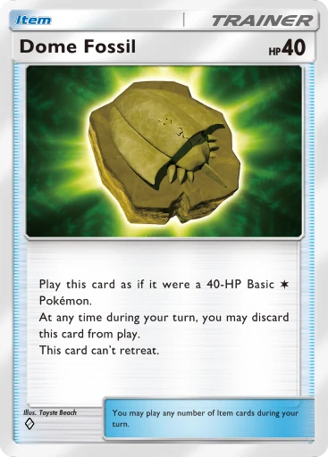 Dome Fossil card art