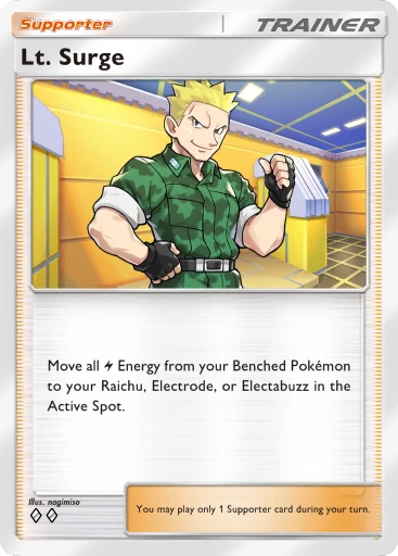 Lt. Surge card art