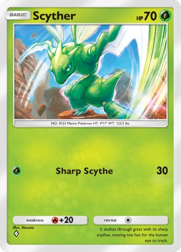 Scyther card art