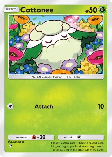 Cottonee card art