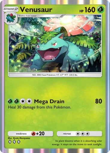 Venusaur card art