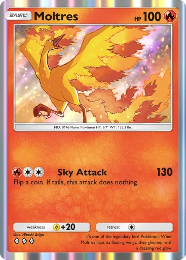 Moltres card art