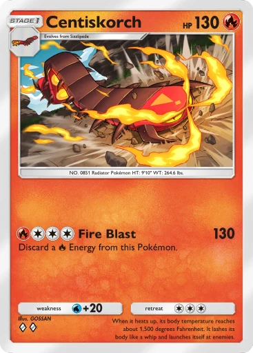 Centiskorch card art