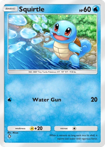 Squirtle card art