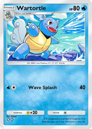 Wartortle card art