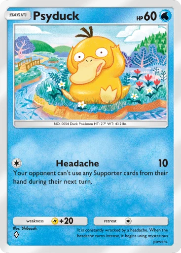 Psyduck card art