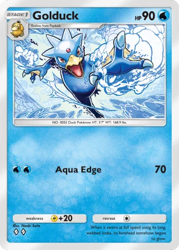 Golduck card art