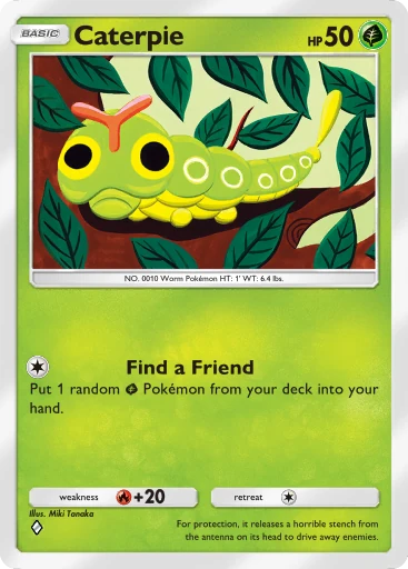 Caterpie card art