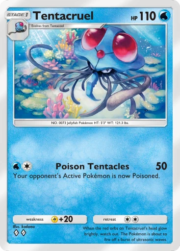 Tentacruel card art