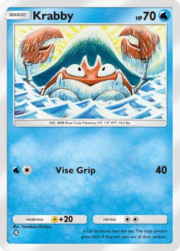 Krabby card art