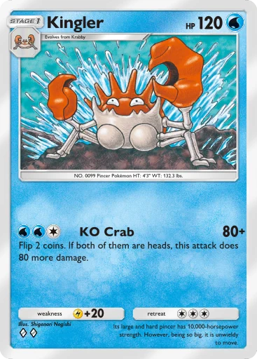 Kingler card art