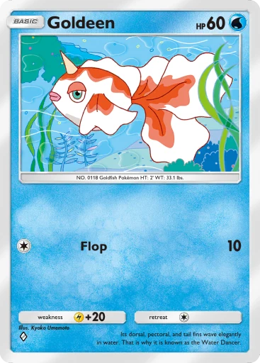 Goldeen card art