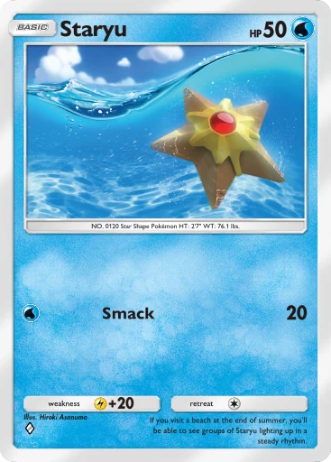 Staryu card art